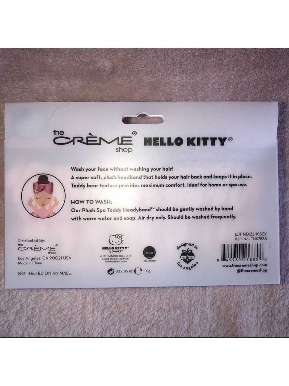 NIB Crème Shop Hello Kitty Plus Spa Headband - Picture 4 of 4